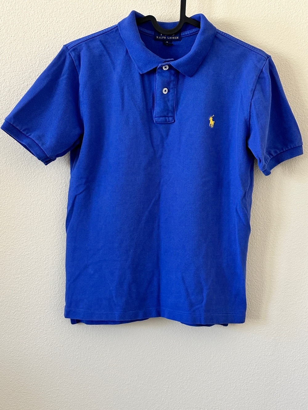 Polo Ralph Lauren Boys Royal Blue Cotton Polo Shirt Size M